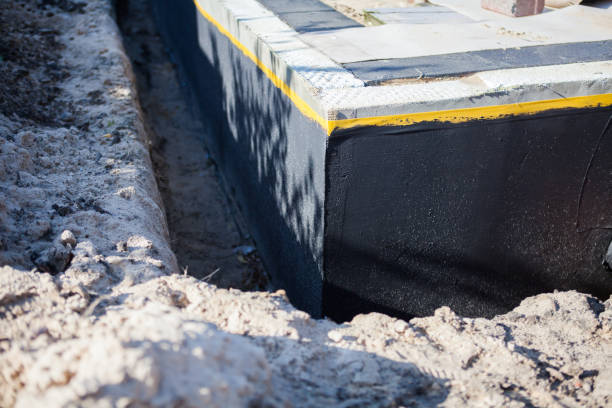 Residential Interior Drainage System installation at a Antwerp, OH home by SJ Waterproofing Pros